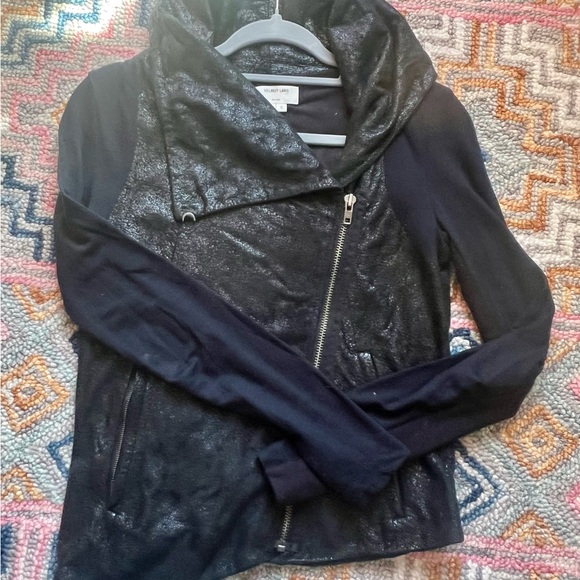 UEC Helmut Lang Black Leather and Wool Blend Jacket/Blazer - Picture 1 of 6